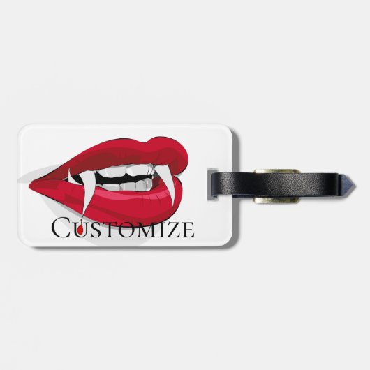 Vampire Smile Thunder_Cove Bagagelabel (Achterkant horizontaal)