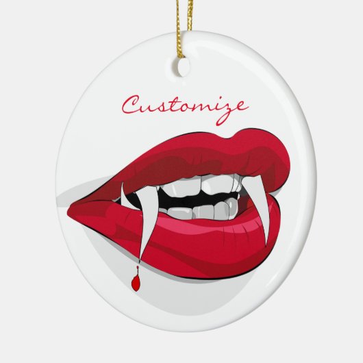 Vampire Smile Thunder_Cove Keramisch Ornament (Links)