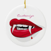Vampire Smile Thunder_Cove Keramisch Ornament (Achterkant)