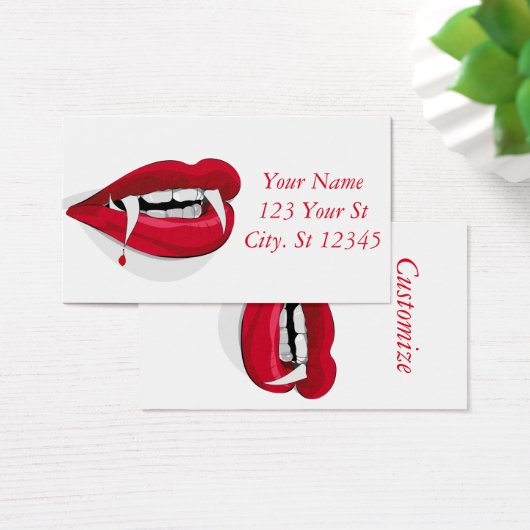 Vampire Smile Thunder_Cove Visitekaartje (Bureau)