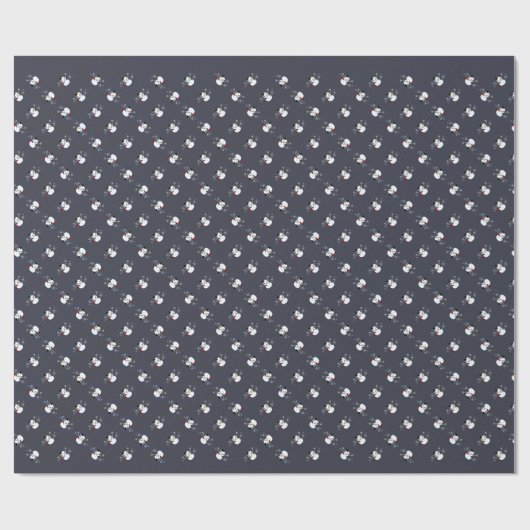 Vampire Snowman Cadeaupapier (Vlak)