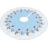 Vampire Snowman Kerstboom Rok (Gekanteld)