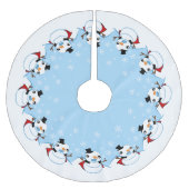 Vampire Snowman Kerstboom Rok (Voorkant)