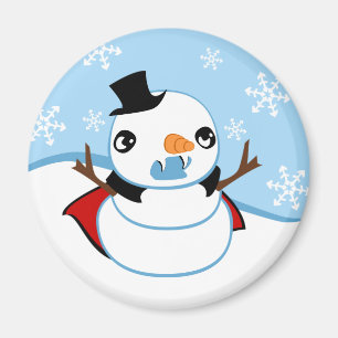 Vampire Snowman Magneet