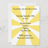 Vampire spek en dode ei grappige brunch kaart (Achterkant)