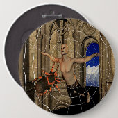 Vampire Spiders Web Pinback Button (Voorkant /achterkant)