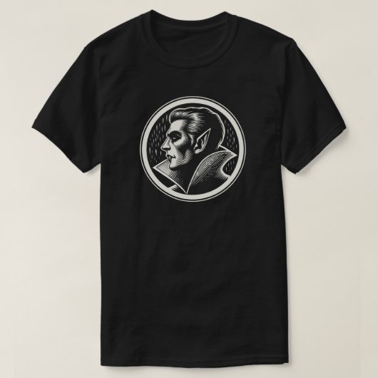 Vampire Spoky Horror Goth T-shirt (Design voorkant)