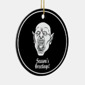 Vampire Spooky Dracula Keramisch Ornament (Rechts)