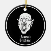 Vampire Spooky Dracula Keramisch Ornament (Voorkant)