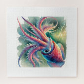 vampire squid 171024AREF124 - Watercolor Legpuzzel (Horizontaal)