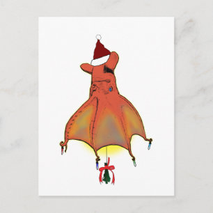 Vampire Squid uit de hel met Kerstmis Feestdagenkaart