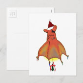 Vampire Squid uit de Kersthel Feestdagenkaart (Voorkant / Achterkant)