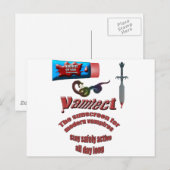 Vampire Sunscreen Briefkaart (Voorkant / Achterkant)