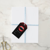 Vampire Tanden Bloed Dracula Halloween Feest Favor Cadeaulabel (Met Touw)