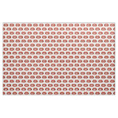 Vampire Tanden Rode Lippen Mond Stof (Yard (91,4 cm))