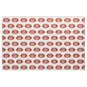Vampire Tanden Rode Lippen Mond Stof (Fat Quarter)