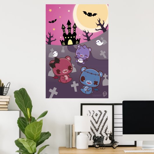 Vampire Teddies Poster (Thuiskantoor)