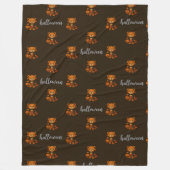Vampire Teddy Halloween Blanket Fleece Deken (Voorkant)