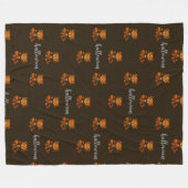 Vampire Teddy Halloween Blanket Fleece Deken (Voorkant (Horizontaal))