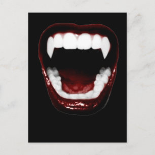 "Vampire Teeth" Briefkaart