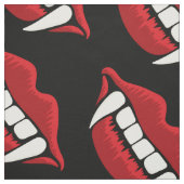 Vampire Teeth Funny Halloween Stof (Swatch)
