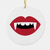 Vampire Teeth Keramisch Ornament (Voorkant)