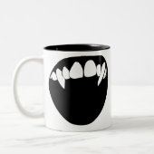 Vampire Teeth Tweekleurige Koffiemok (Links)