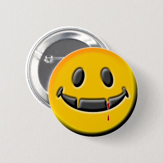 VAMPIRE-toets Ronde Button 5,7 Cm (Voorkant /achterkant)