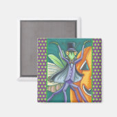VAMPIRE TRANSYLVANIA DIE MANTIS MAGNET Square PRAY (Voorkant / Achterkant)