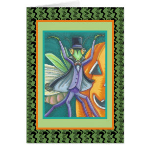 VAMPIRE TRANSYLVANIA MANTIS HALLOWEEN KAART Verse