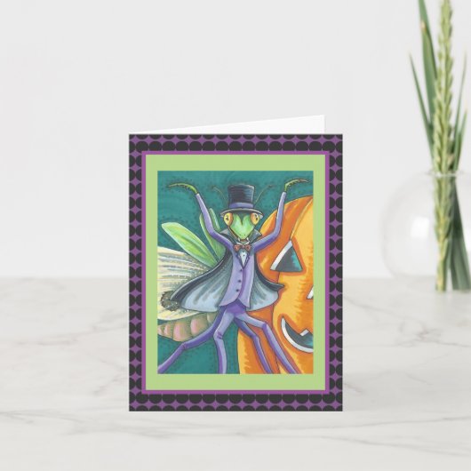 VAMPIRE TRANSYLVANIA PRAYING MANTIS NOTE KAART Bln (Voorkant)