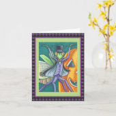 VAMPIRE TRANSYLVANIA PRAYING MANTIS NOTE KAART Bln (Gele Bloem)