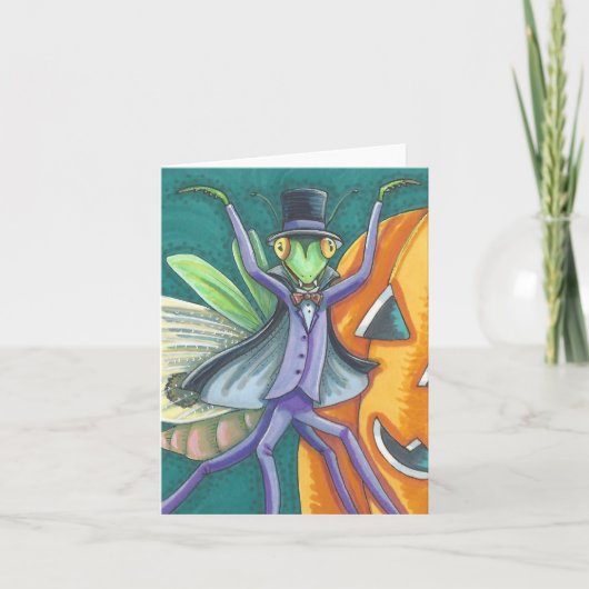 VAMPIRE TRANSYLVANIA PRAYING MANTIS NOTE KAART Bln (Voorkant)