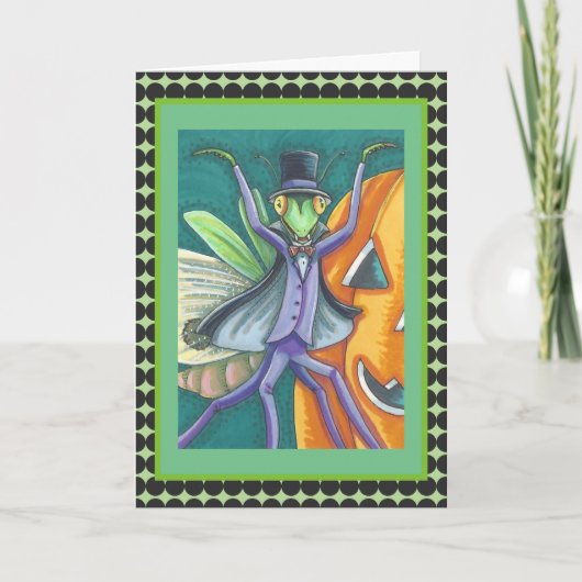 VAMPIRE TRANSYLVANIA PRAYING MANTIS WENSKAART KAART (Voorkant)
