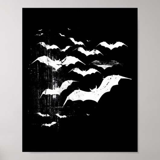 Vampire TS Horror Spooky Scary Halloween Gothic Ae Poster (Voorkant)