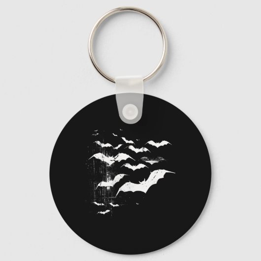 Vampire TS Horror Spooky Scary Halloween Gothic Ae Sleutelhanger (Voorkant)