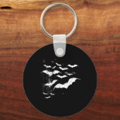 Vampire TS Horror Spooky Scary Halloween Gothic Ae Sleutelhanger (Voorkant)