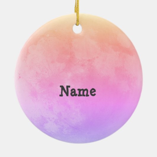 Vampire Unicorn Keramisch Ornament (Achterkant)