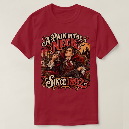 Vampire uniseks T-shirt (Design voorkant)