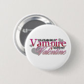 Vampire Valentijn Ronde Button 5,7 Cm (Voorkant /achterkant)