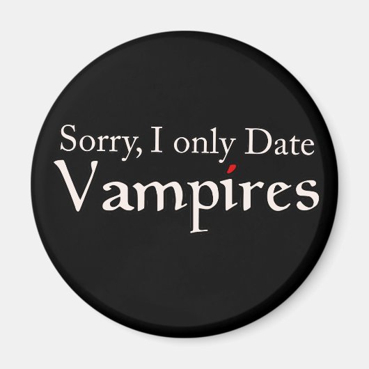 Vampire Vampires Fan Halloween Magneet (Voorkant)