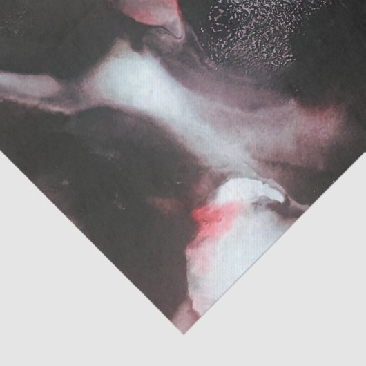 Vampire Vengeance Tissue Paper | Bloedrood, donker Tissuepapier (Detail)