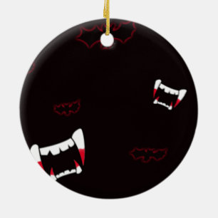 vampire verbiedt kerstkerstfeestdagen keramisch ornament