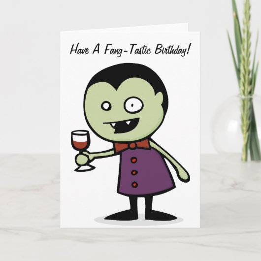 Vampire Vino Kaart (Voorkant)