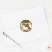 Vampire vleermuizen van CE Swan,  wilde dieren Ronde Sticker (Envelop)
