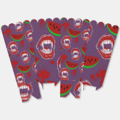 Vampire & Watermeloen Griezelige Summerween Paars Bedankdoosjes (Ongevouwen)