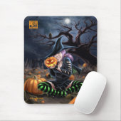 Vampire Witch Mousepad Muismat (Met muis)