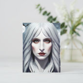 Vampire Witch Woman Fantasy Dark art Briefkaart (Staand voorkant)