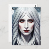 Vampire Witch Woman Fantasy Dark art Briefkaart (Voorkant / Achterkant)