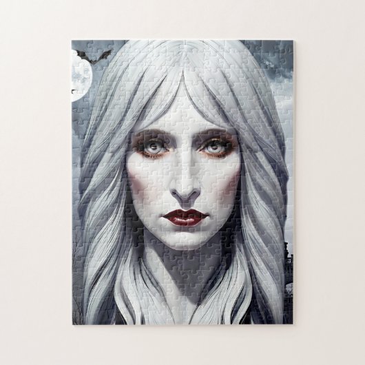 Vampire Witch Woman Fantasy Dark art Legpuzzel (Verticaal)